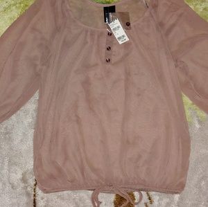 Tillys NWT Sheer Blouse